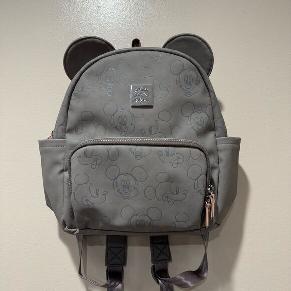 Petunia Pickle Bottom Mini BACKPACK Diaper Bag Disney Love Mickey Mouse Pattern - Picture 1 of 12